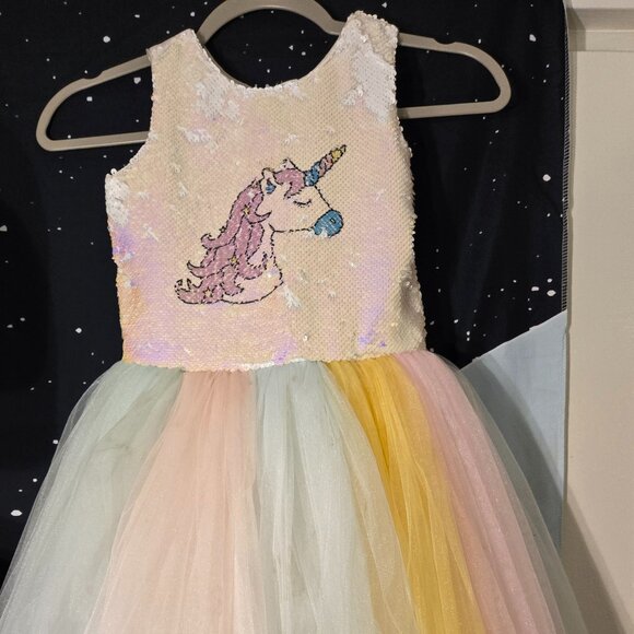 UNICORN PRINCESS DRESS • Storybook Sparkle for Every Occasion Size 7/8 - Picture 3 of 7